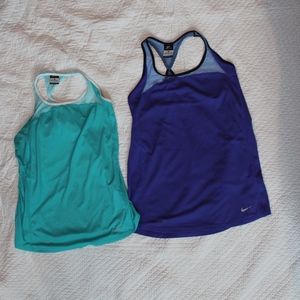 Women Nike dry-fit Workout tank tops bundle, M